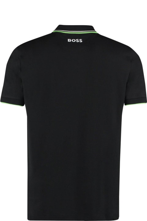 Hugo Boss Shirts for Men Hugo Boss Logo Embroidered Short-sleeved Polo Shirt