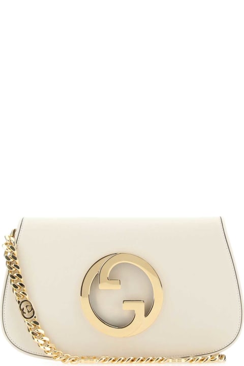 Gucci Bags for Women Gucci White Leather Gucci Blondie Shoulder Bag
