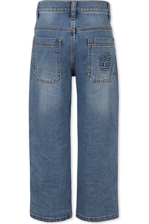 Timberland Bottoms for Boys Timberland Denim Jeans For Boy With Tree