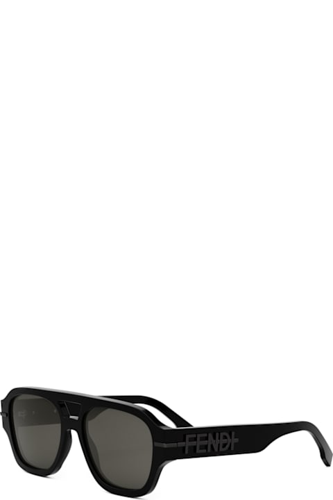 Fendi Eyewear Eyewear for Men Fendi Eyewear Fe40130i Fendi Fendigraphy 01a Nero Sunglasses