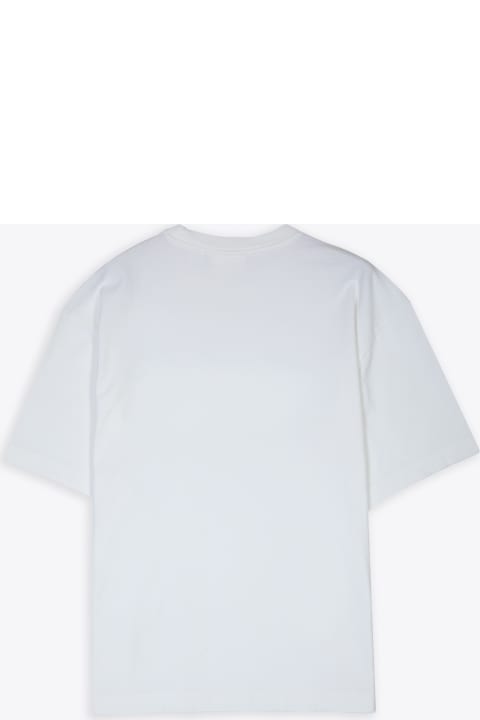Axel Arigato for Men Axel Arigato Sketch T-shirt White Cotton T-shirt With Italic Logo Print - Essential T-shirt