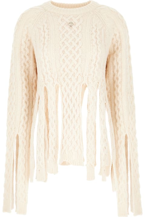 Coperni for Women Coperni Ivory Wool Blend Sweater