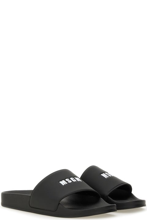 MSGM Shoes for Men MSGM Slide Sandal With Logo