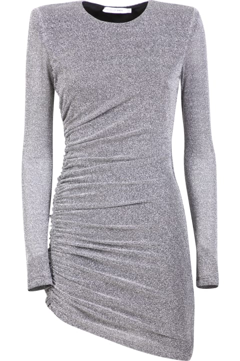 Amen Clothing for Women Amen Silver Asymmetric Mini Dress