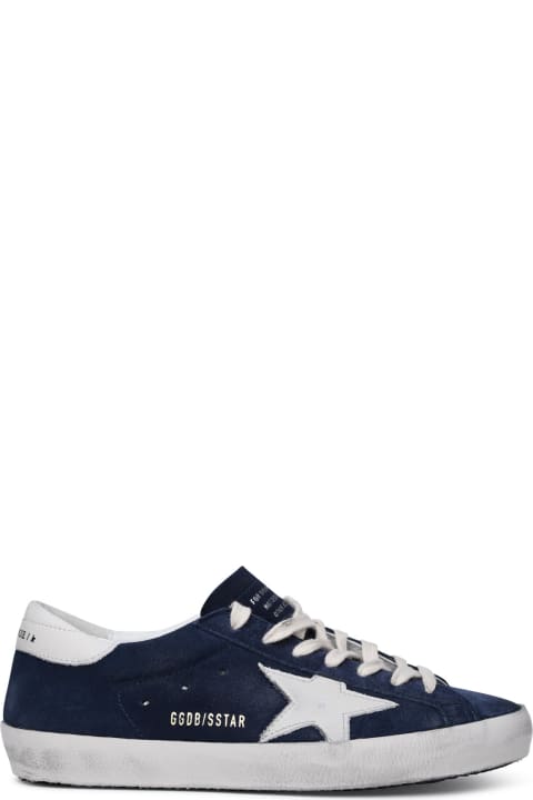 'super-star Classic' Blue Leather Sneakers