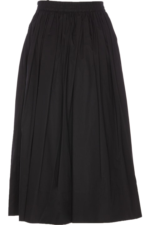 Skirts for Women TwinSet Popeline Oval-t Longuette Skirt