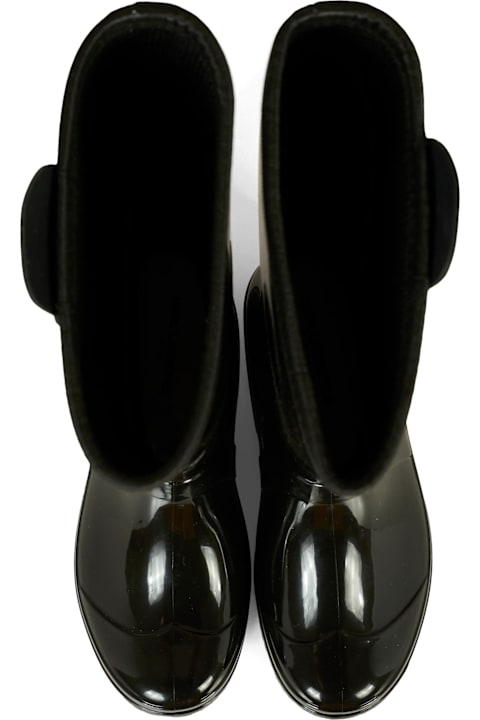 Karl Lagerfeld Kids for Women Karl Lagerfeld Kids Black Rain Boots For Girl With Karl