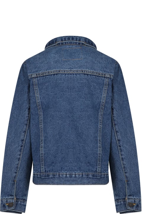 Levi's Coats & Jackets for Boys Levi's Blue Denim Jacket For Boy With Logo