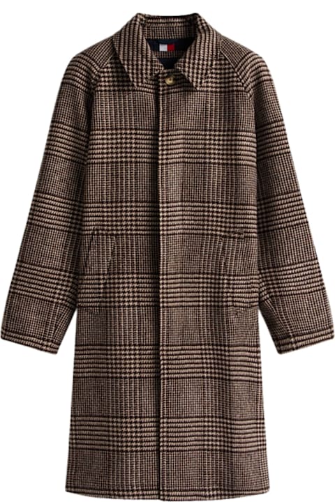 Tommy Hilfiger for Kids Tommy Hilfiger Checked Wool Coat