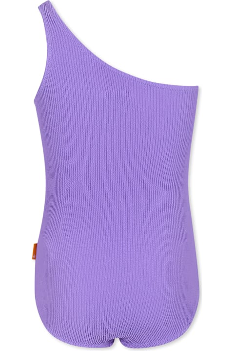 Homeware Molo Purple One-shoulder Swimsuit