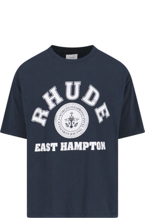 Rhude Topwear for Women Rhude Logo T-shirt