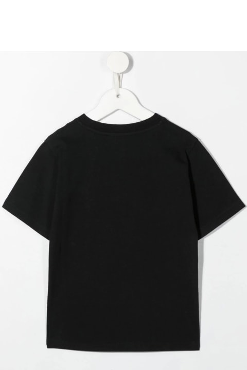 Black T-shirt With Contrast Print