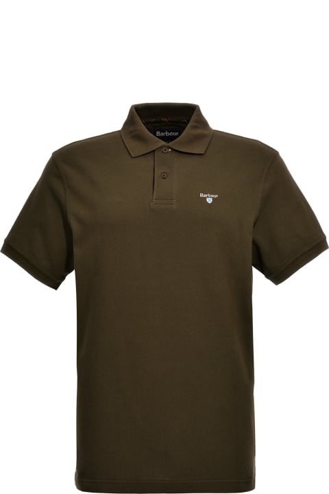 Barbour for Men Barbour Logo Embroidery Polo Shirt
