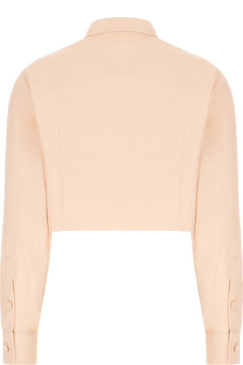 Raf Simons for Women Raf Simons Peach Piquet Shirt