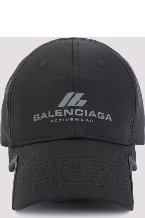 Hats for Women Balenciaga Black Polyester Baseball Cap