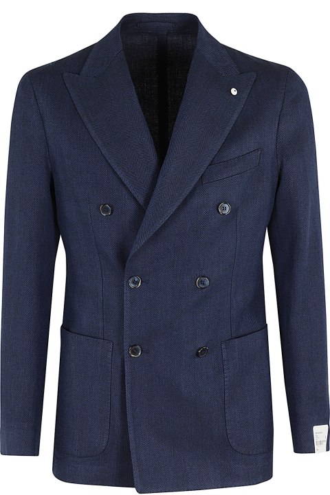 Luigi Bianchi Mantova Coats & Jackets for Men Luigi Bianchi Mantova Lino Cotone