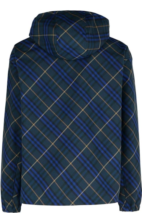 Burberry Coats & Jackets for Men Burberry Check-pattern Hooded Jacket