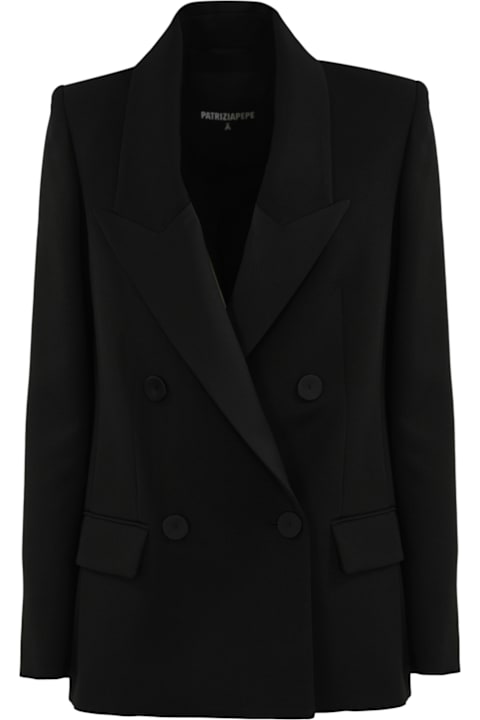 Patrizia Pepe for Kids Patrizia Pepe Double-breasted Tuxedo Jacket