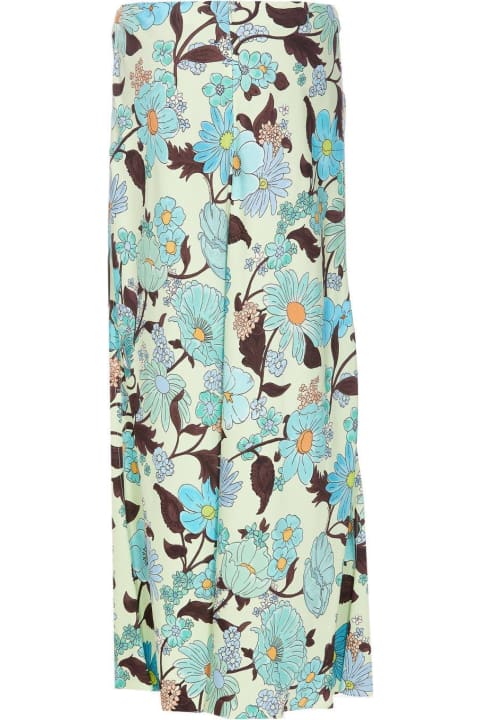Fashion for Women Stella McCartney Stella Mccartney Floral Printed Midi Skirt