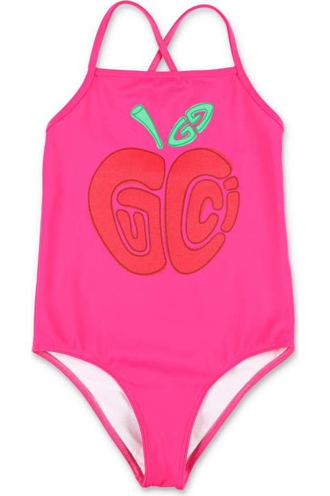 Gucci Swimwear for Girls Gucci Gg Apple Swimsuit