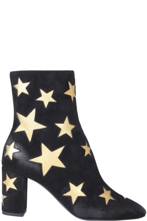 Fashion for Women Saint Laurent Lou Star Print Ankle Boots