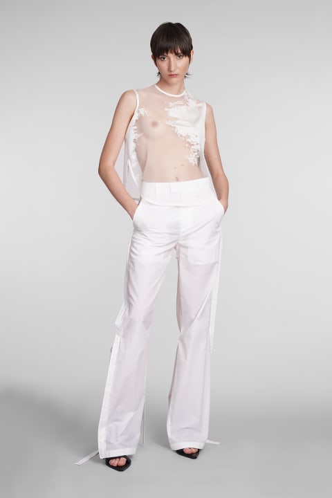 Ann Demeulemeester for Women Ann Demeulemeester Topwear In White Viscose