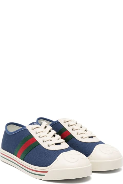 Gucci Shoes for Boys Gucci Gucci Kids Sneakers Blue