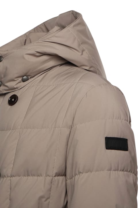 Fay for Kids Fay Double-breasted Down Jacket With Hood