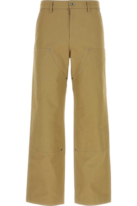 Loewe Pants for Men Loewe Mud Cotton Blend Wide-leg Pant