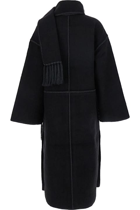 The Fall Edit for Women Totême Embroidered Scarf Coat