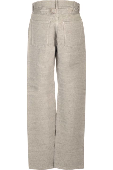 Pants & Shorts for Women Maison Margiela Straight Buttoned Jeans