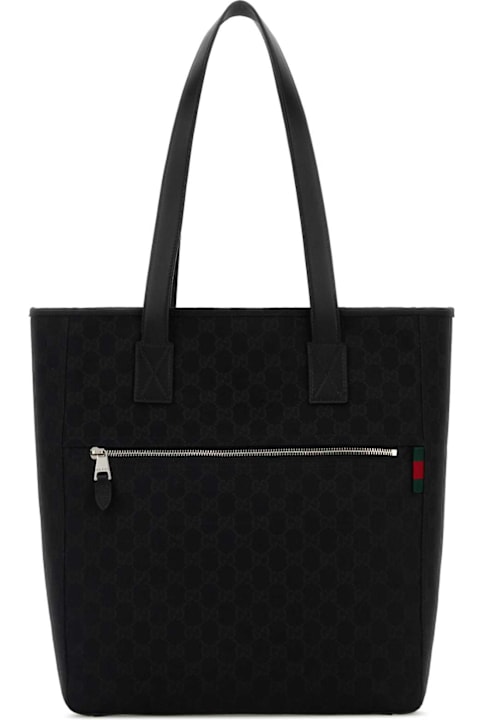 Gucci Gg Fabric Shopping Bag