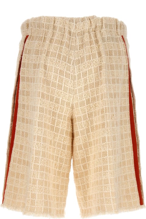 Fashion for Women Gucci Contrast Band Tweed Bermuda Shorts