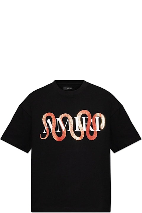 【送料&関税込】AMIRI Snake Printed Long-sleeved T-shirt Amiri Snake Printed Long-sleeved T-shirt In Black | ModeSens
