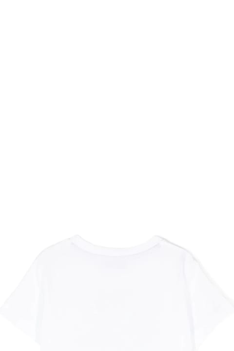 Fashion for Kids Missoni Kids White T-shirt With Blue Chevron Print
