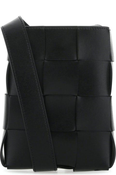 Bottega Veneta Accessories for Men Bottega Veneta Interwoven Leather Phone Case