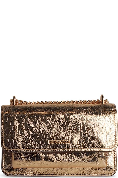 MICHAEL Michael Kors Shoulder Bags for Women MICHAEL Michael Kors 'claire' Gold Leather Crossbody Bag