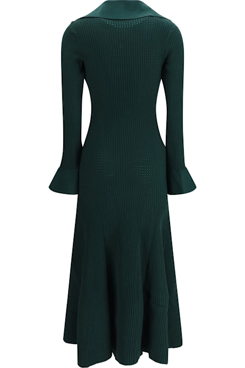Homeware self-portrait Keyhole Knit Midi Dress