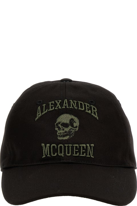 Alexander McQueen Accessories for Men Alexander McQueen Varsity Skull Cap