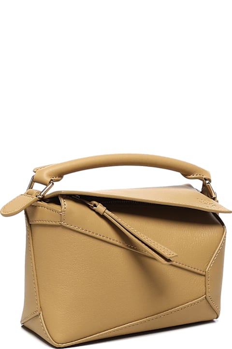 Loewe for Women Loewe Puzzle Edge Mini Bag In Calfskin Leather