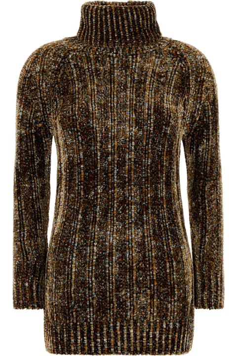 Homeware Dries Van Noten Multicolor Chenille Tagic Sweater Dress