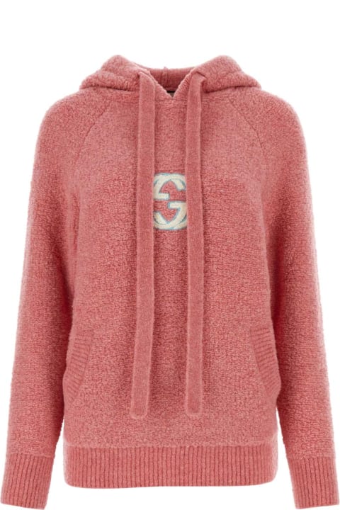 Gucci Sale for Women Gucci Pink Teddy Sweatshirt