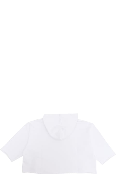 Fashion for Girls MM6 Maison Margiela White Sweatshirt With Logo