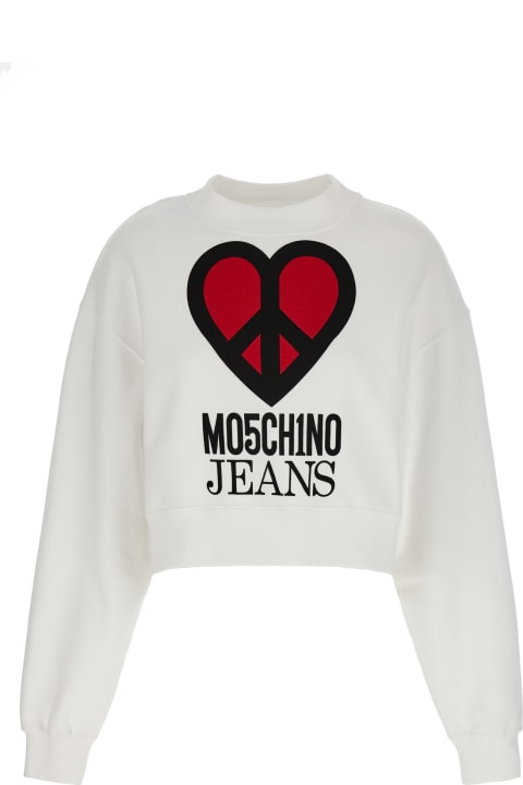 M05CH1N0 Jeans Fleeces & Tracksuits for Women M05CH1N0 Jeans Logo Sweatshirt
