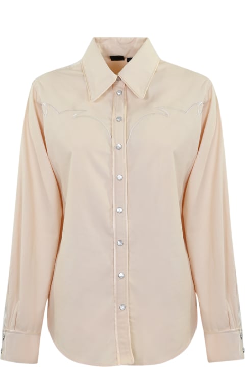 Pinko Topwear for Women Pinko Wolf Shirt With Fringes