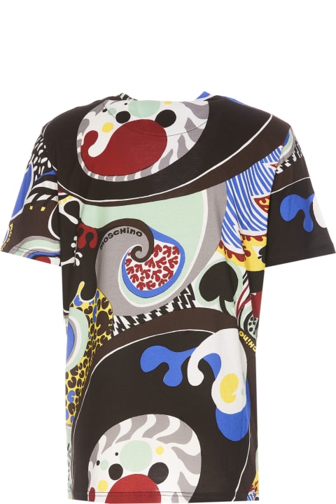 Fashion for Men Moschino Psychedelic Print T-shirt