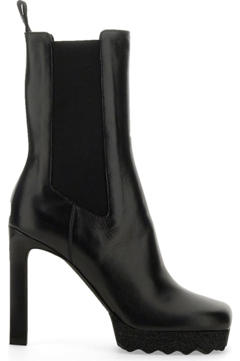 Off-White Boots for Women Off-White Chelsea Boot With Heel
