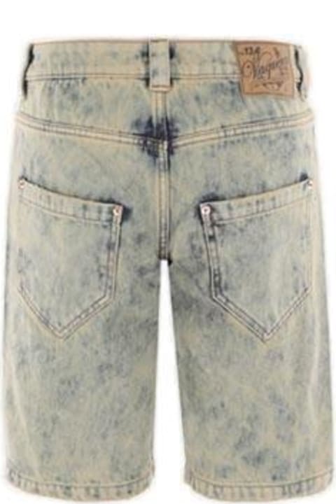 Vaquera Clothing for Women Vaquera Logo-patch Knee-length Denim Shorts