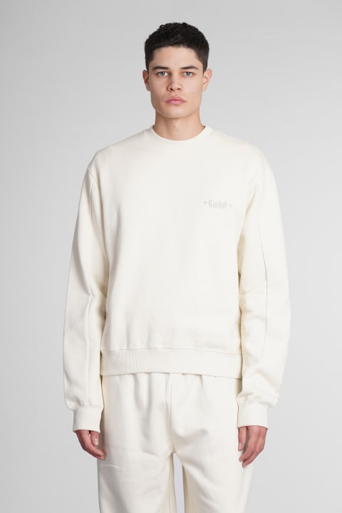 Sweatshirt In Beige Cotton