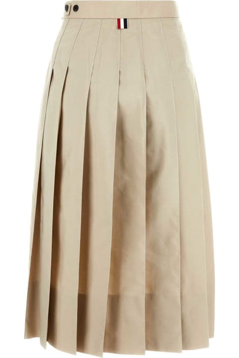 ウィメンズ Thom Browneのスカート Thom Browne Cappuccino Jersey Skirt